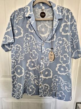 common people Hugo Floral SS Shirt Floral 100% Cotton Shirt Medium